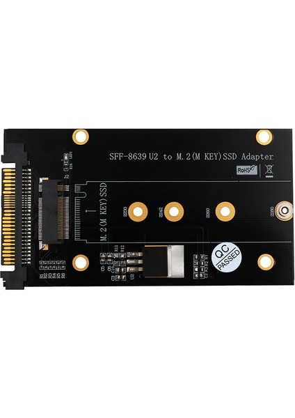 Ek Kartlar M.2 Ssd'den U2 Adaptörüne Nvme M.2 SSD U2 Kart Anahtarı Glod Soğutuculu M (Yurt Dışından)