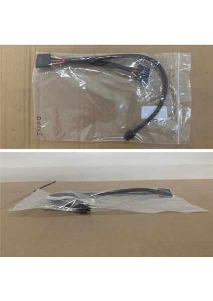 Mini 6pin To 15PIN X2 Sata Güç Kablo Kordonu Vostro 3650 3653 3655 Masaüstü Bilgisayar HDD SSD Genişletme Kablosu (Yurt Dışından)
