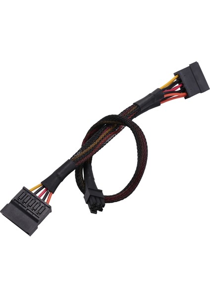 Mini 6pin To 15PIN X2 Sata Güç Kablo Kordonu Vostro 3650 3653 3655 Masaüstü Bilgisayar HDD SSD Genişletme Kablosu (Yurt Dışından) fiyatları