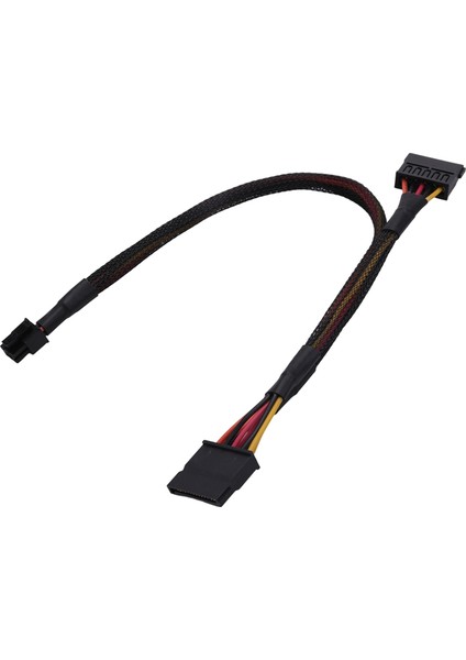 Mini 6pin To 15PIN X2 Sata Güç Kablo Kordonu Vostro 3650 3653 3655 Masaüstü Bilgisayar HDD SSD Genişletme Kablosu (Yurt Dışından) modelleri