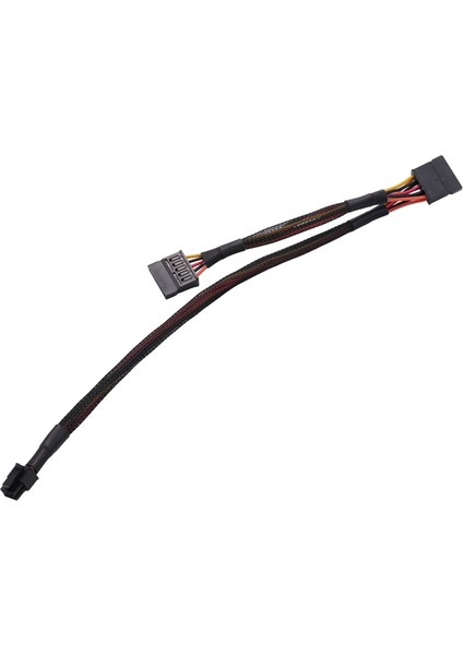 Mini 6pin To 15PIN X2 Sata Güç Kablo Kordonu Vostro 3650 3653 3655 Masaüstü Bilgisayar HDD SSD Genişletme Kablosu (Yurt Dışından) fırsatları
