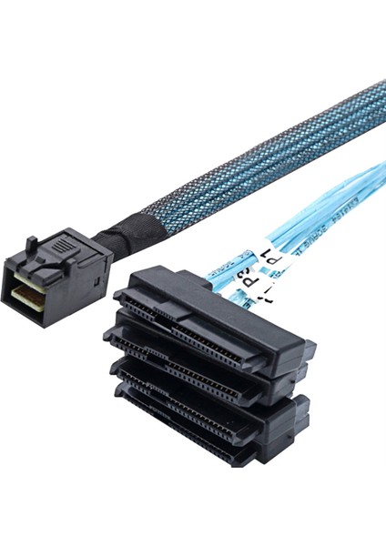 Mini Sas Hd 12G SFF8643 - 4 Sas 29 Pin SFF8482 Kablo Konnektörleri, 15 Pin Sata Güç Konektörü Denetleyicisi ile (Yurt Dışından) fiyatları