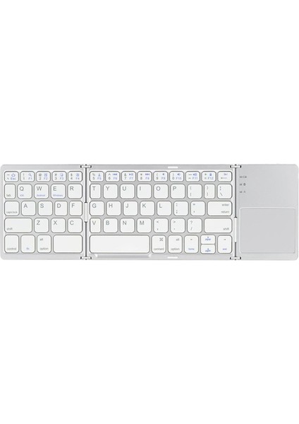 Katlanabilir Bluetooth Klavye, Taşınabilir Mini Bluetooth Kablosuz Klavye, Dokunmatik Yüzeyli Cep Telefonu Bluetooth Klavye, Android, Windows, Pc, Tablet Için Uygu (Yurt Dışından)