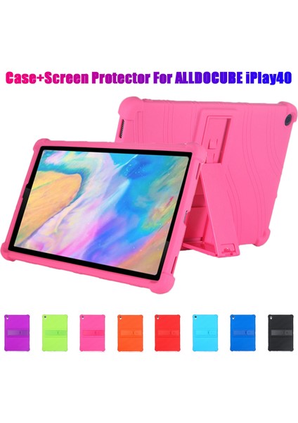 IPLAY40 Tablet Için Kılıf + Ekran Koruyucu 10.4 Inç Tablet Kılıfı Ofis Için Ayarlanabilir Tablet Standı (Açık Mavi) (Yurt Dışından)
