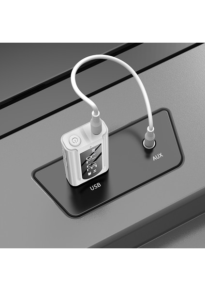 K9USB 5.0 Bluetooth Alıcısı Aux Bluetooth Adaptörü Pc Tv Için Araba Kulaklık 3.5mm Jack Verici Tf Kart (Siyah) (Yurt Dışından) modelleri