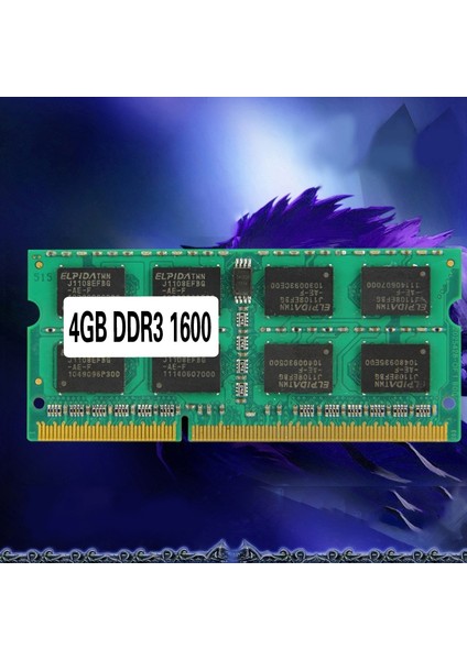 Amd/(4g) Için Ddr3 PC3-12800 Ram 1600MHZ 204PIN 1,5V So-Dımm Dizüstü Bilgisayar Belleği (Yurt Dışından)
