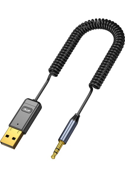 C11 Bluetooth Adaptörü Taşınabilir Araç Ses Aux Eller Serbest Çağrı 2 In 1 USB Bluetooth Ses Alma Verici Adaptörü (Yurt Dışından)