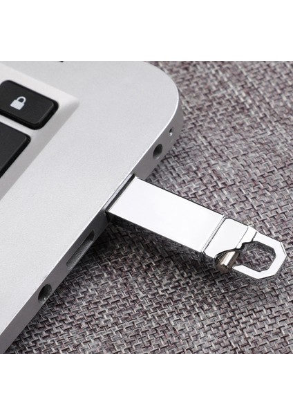 USB Flash Sürücü 16 GB USB 2.0 Mini Taşınabilir Yüksek Hızlı Metal Su Geçirmez Kalem Sürücü Büyük Kapasiteli Pc Dizüstü U Disk (Yurt Dışından)