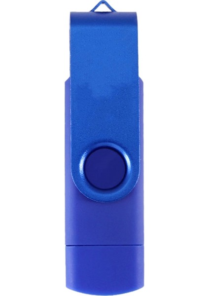 Flash Disk, Oksitlenmiş Klips (Usb+Type C) 3.0 128GB Flash Bellek U Disk, Android Cihaz/pc/tablet/(Koyu Mavi) (Yurt Dışından)