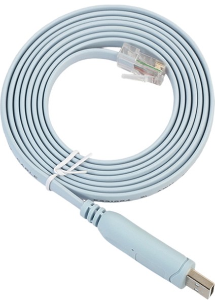 Usb'den RJ45'E Usb'den Konsola Seri Bağlantı Noktası RS232 Hata Ayıklama Hattı Alıcısı 1.8 Metre Dizüstü Masaüstü Bilgisayarlar Için Uygun (Yurt Dışından)
