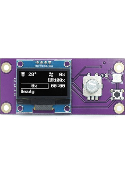 Voron V0 V0.1 V0.2 3D Yazıcı Aksesuarları Için 1,3 Inç OLED Ekran / Rgb Işık Akıllı Ekran (Yurt Dışından)