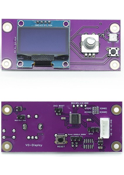 Voron V0 V0.1 V0.2 3D Yazıcı Aksesuarları Için 1,3 Inç OLED Ekran / Rgb Işık Akıllı Ekran (Yurt Dışından)