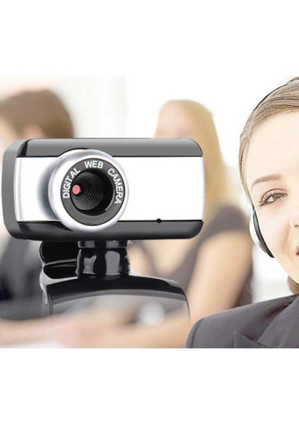 USB Bilgisayar Kamerası 360 ° Çok Yönlü Dönen Kamera Hd 480P Mikrofonlu Web Kamerası (Yurt Dışından) modelleri