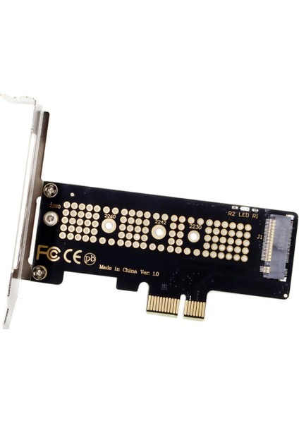 Pci-E 3.0 X4 Ila M.2 Ngff M-Key SSD Nvme Ahci Pci Express Adaptör Kartı Için (Yurt Dışından)
