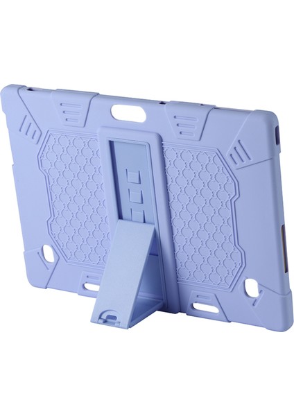 M30 M30 Pro Için Tablet Kılıfı 10.1 Inç Tablet Silikon Kılıf Kalemli Ayarlanabilir Tablet Standı (Mor) (Yurt Dışından)