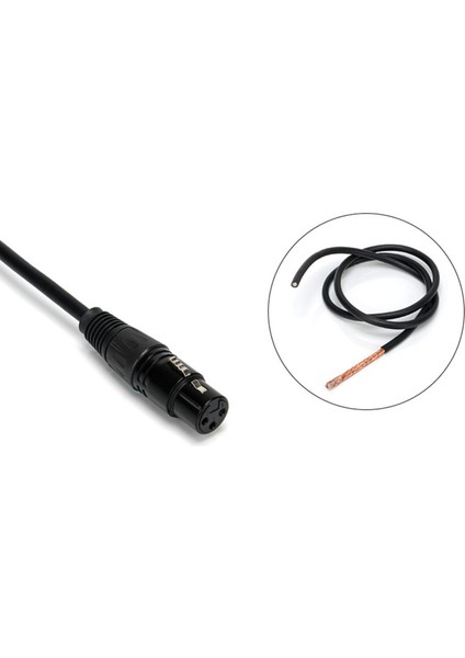 Ses Sinyal Kablosu 3 Metre Dengeli Kablo Erkek Kadın Xlr Kablo DM512 Mikrofon Kablosu Sahne Ses Ktv Ev Sineması (Yurt Dışından) fırsatları