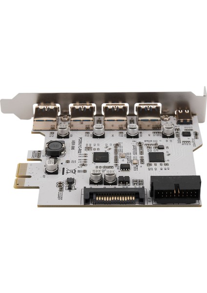 Pci-E'den Usb3.0'a 4 Bağlantı Noktalı Tip-C Adaptör Genişletme Kartı Konektörü Windows Xp Vista Windows 7 Linux Windows 8 Için Çift Arayüz (Yurt Dışından)