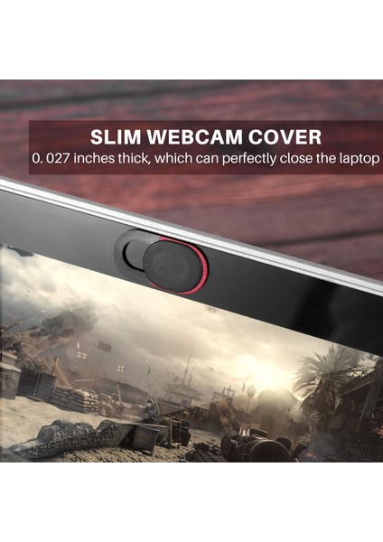 Bilgisayar Pro Için 6 Paket Slayt Gizlilik Koruması Ultra Ince Anti-Laptop Kamera Kılıfı (Yurt Dışından) modelleri