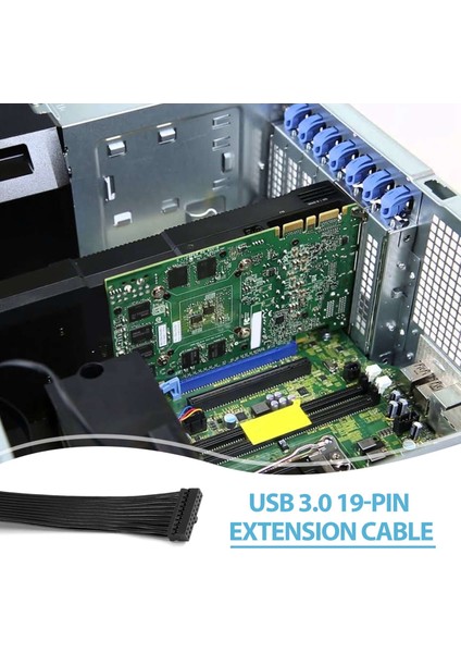 2 Adet Küçük Mini USB 3.0 19/20PIN Dahili Uzatma Başlık Adaptör Kablosu USB 20PIN Uzatma Kablosu Anakart Için 15 cm (Yurt Dışından) indirimleri