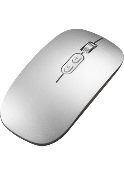 Kablosuz Ses Fare 1600 Dpı 2.4g Akıllı Aı Ses Çeviri Şarj Edilebilir Ergonomik Bilgisayar Pc Faresi Dizüstü Gümüş (Yurt Dışından)