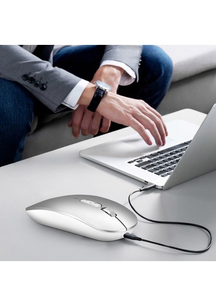 Kablosuz Ses Fare 1600 Dpı 2.4g Akıllı Aı Ses Çeviri Şarj Edilebilir Ergonomik Bilgisayar Pc Faresi Dizüstü Gümüş (Yurt Dışından) fırsatları