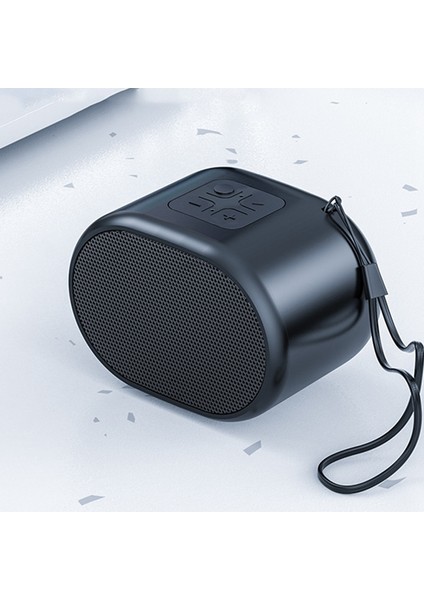 Taşınabilir Bluetooth Hoparlör Subwoofer Stereo Oynatıcılı Kablosuz Hoparlör Mini Bilgisayar Hoparlör Kartı Ses (Siyah) (Yurt Dışından)