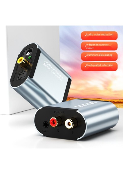 3,5 mm Ses Hd Kod Çözücü Koaksiyel Hat + Optik Fiber ile Dijital Fiber Koaksiyelden Analog Ses Hattına Dönüştürücü (Yurt Dışından) modelleri