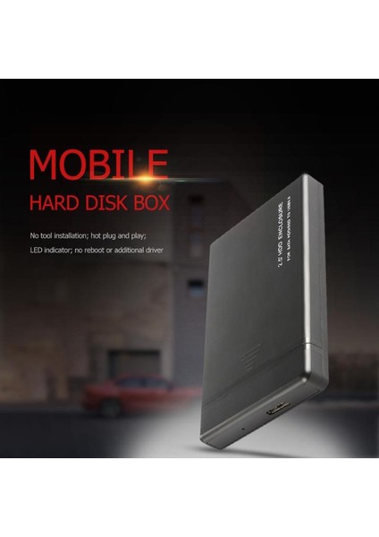 HDD Muhafazası, 2,5 Inç Usb3.0 Sata3.0 HDD Sabit Disk Sürücüsü Harici HDD Muhafazası 6 Gbps Desteği 3 Tb Uasp Protokolü (Yurt Dışından)