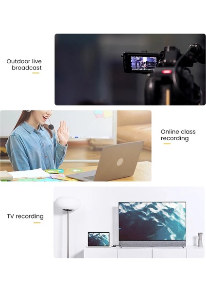 Video Yakalama Kartı 4K 1080P Usb3.0 Video Yakalama Cihazı, USB Kablosu ve Ses Kablosu ile (Yurt Dışından) indirimleri