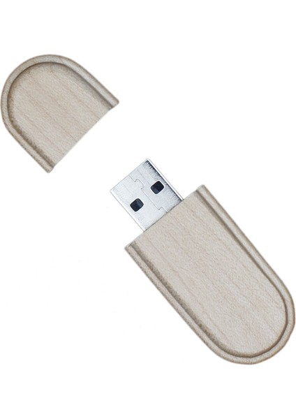 128GB USB Stick USB 2.0 Stick Ahşap Tutuculu Ahşap Rengi (Yurt Dışından)