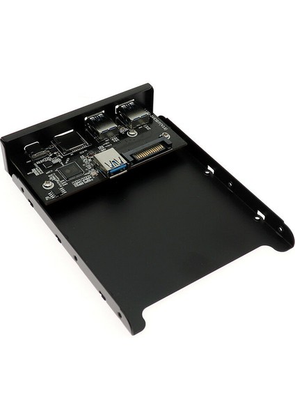 C Tipi Ön Panel Hub Çift USB 3.0 Bağlantı Noktası + Sd/tf Kart Okuyucu + Bilgisayar Kasası Için C Tipi - 20PIN (Yurt Dışından)