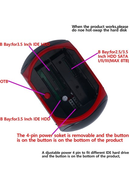 HDD Bağlantı Istasyonu 2.5 /3.5 Inç Esata - USB 2.0 Adaptörü Ide+Sata Sabit Disk Sürücüsü Bağlantı Istasyonu (Ab Tak) (Yurt Dışından) fırsatları