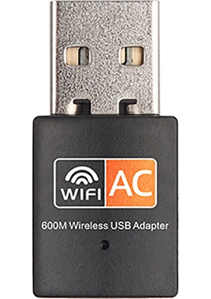 USB Wifi Adaptörü 2.4 Ghz 5 Ghz Çift Bant 600 Mbps Mini Kablosuz Ağ Kartı Dizüstü Dizüstü Bilgisayar Masaüstü Için (Yurt Dışından) modelleri