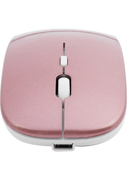 1600 Dpi USB Optik Kablosuz Bilgisayar Faresi 2.4g Alıcı Pc Dizüstü Bilgisayar Için Süper Ince Fare (Gül Altın) (Yurt Dışından) modelleri