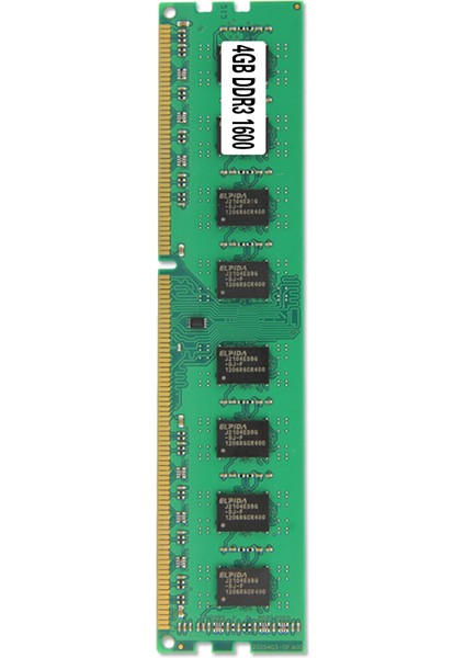 Amd(4g) Için Ddr3 PC3-12800 Ram 1600MHZ 240PIN 1,5V Dımm Masaüstü Belleği (Yurt Dışından)