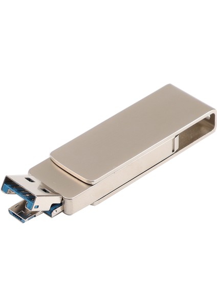 2 In 1 Otg USB Flash Sürücü 3.0 Mikro USB 32 GB Kapasiteli U Disk Memory Stick Kalem Sürücü Android Akıllı Telefon Tablet Pc Için Metal Kare Çevirme (Yurt Dışından)