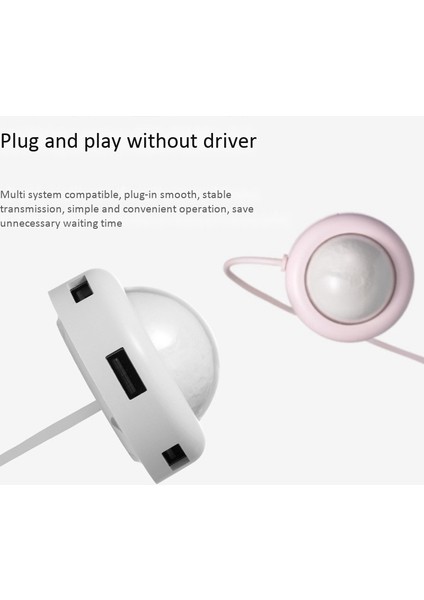 USB Hub 4 Port Splitter Adaptörü Çok Bağlantı Noktalı Sevimli Işık Hub Şarj Cihazı Genişletici Pc Dizüstü Telefon Için USB Flash Disk Beyaz (Yurt Dışından) fiyatları