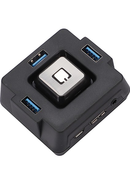 Masaüstü Bilgisayar Pc Kasa Güç Kaynağı Açma/kapama Sıfırlama Düğmesi Anahtarı Blok Uzatma Kablosu 3 USB Bağlantı Noktası Çift Ses Fişi ile (Yurt Dışından)