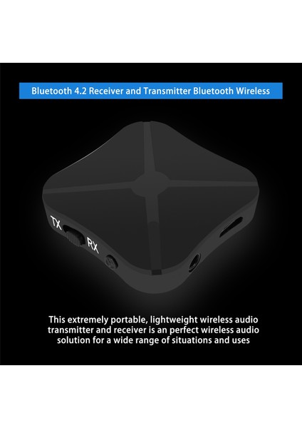 Yeni Bluetooth 4.2 Alıcı ve Verici Bluetooth Kablosuz Adaptör Ses ile 3.5 mm Aux Ses Ev Tv Mp3 Pc Için (Yurt Dışından) fırsatları