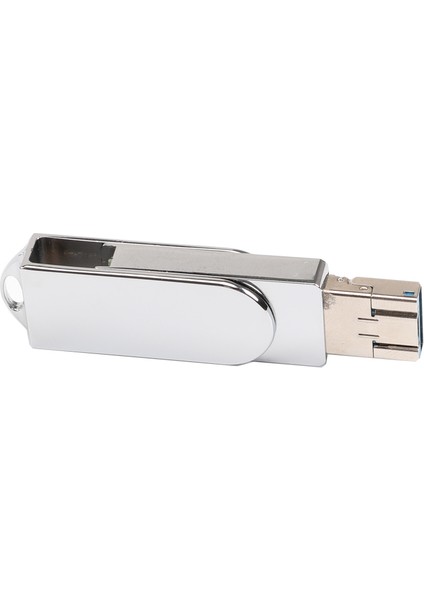 2 In 1 Otg USB Flash Sürücü 3.0 Mikro-Usb 64 GB Kapasiteli U Disk Memory Stick Kalem Sürücü Usb3.0 Pendrives Android Akıllı Telefon Tablet Pc Alaşım Flip (Yurt Dışından)