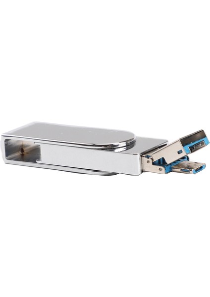 2 In 1 Otg USB Flash Sürücü 3.0 Mikro-Usb 64 GB Kapasiteli U Disk Memory Stick Kalem Sürücü Usb3.0 Pendrives Android Akıllı Telefon Tablet Pc Alaşım Flip (Yurt Dışından)
