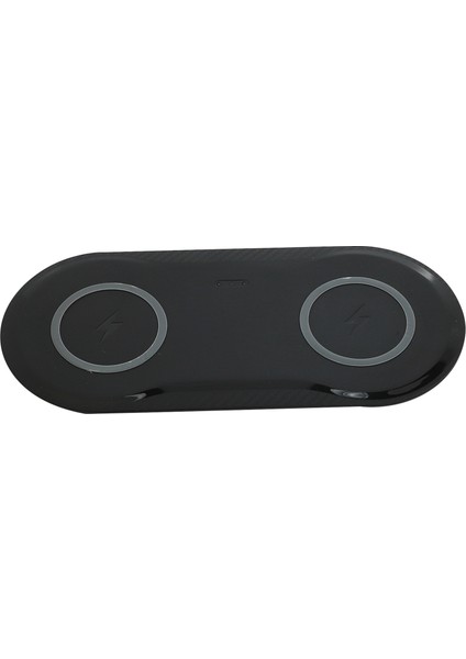 Kablosuz Şarj Cihazı, 2'si 1 Arada Hızlı Şarj Cihazı Çift Cep Telefonu Hızlı Şarj Istasyonu 10W Ince Işık Şarj Istasyonu (Yurt Dışından) indirimleri