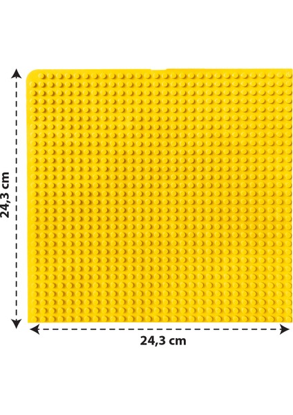 Legoclassic Uyumlu Zemin Sarı