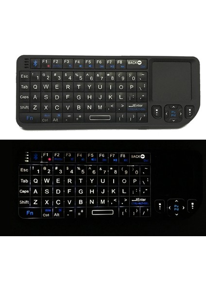 Taşınabilir Mini Kablosuz Bluetooth Klavye 2.4g Denetleyici Dahili Presspad Fare Pc Dizüstü Akıllı Tv Kutusu Için (Yurt Dışından) fırsatları