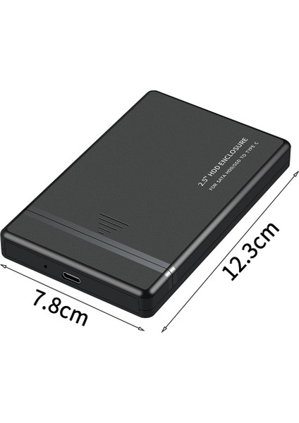 USB 3.1 5 Gbps 2.5 Inç Taşınabilir Sata Harici Iletim Kapatma HDD Sabit Muhafaza Disk Kutusu Kutusu Harici Sabit Disk Fo (Yurt Dışından)