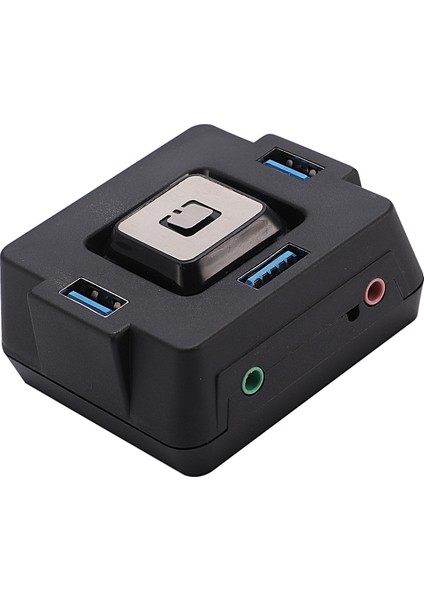 Masaüstü Bilgisayar Pc Kasa Güç Kaynağı Açma/kapama Sıfırlama Düğmesi Anahtarı Blok Uzatma Kablosu 3 USB Bağlantı Noktası Çift Ses Fişi ile (Yurt Dışından) modelleri