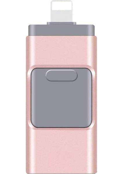 3'ü 1 Arada Usb3.0 Flash Sürücü 32G Memory Stick Harici Depolama Için 11 Pro x Xr Xs Max 6 7 8 Plus Pro Pembe (Yurt Dışından)