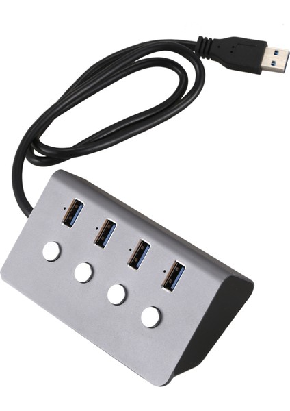 USB 3.0 Hub 4 Bağlantı Noktalı, LED Açma/kapama Anahtarlı USB C Ayırıcı Adaptör, Yüksek Hızlı, Pc Dizüstü Bilgisayar Için Uygun (Yurt Dışından)