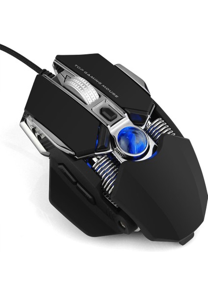 G800 USB Kablolu Oyun Faresi Ergonomik Mekanik Fareler 9 Düğmeler Makro Programlanabilir Masaüstü Dizüstü Pc Gamer (Yurt Dışından) fırsatları