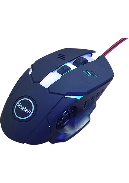 Kablolu Oyun Faresi 6 Anahtar 3200 Dpı Ayarlanabilir 7 Renk Arka Işık LED USB Kablolu Fare Optik Ofis Fareler Dizüstü Pc Için (Yurt Dışından)